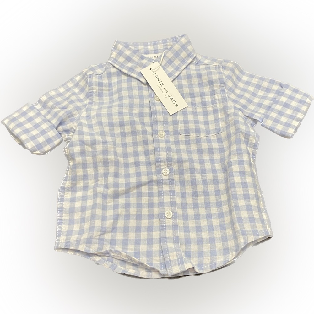 Janie and jack plaid shirt still with tags